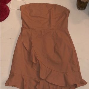 Light pink ruffle dress